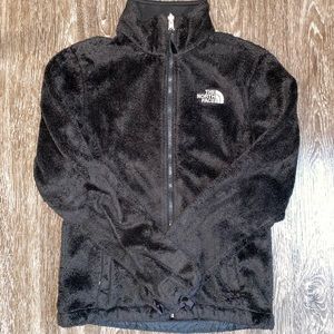 Black North Face zip up jacket!
